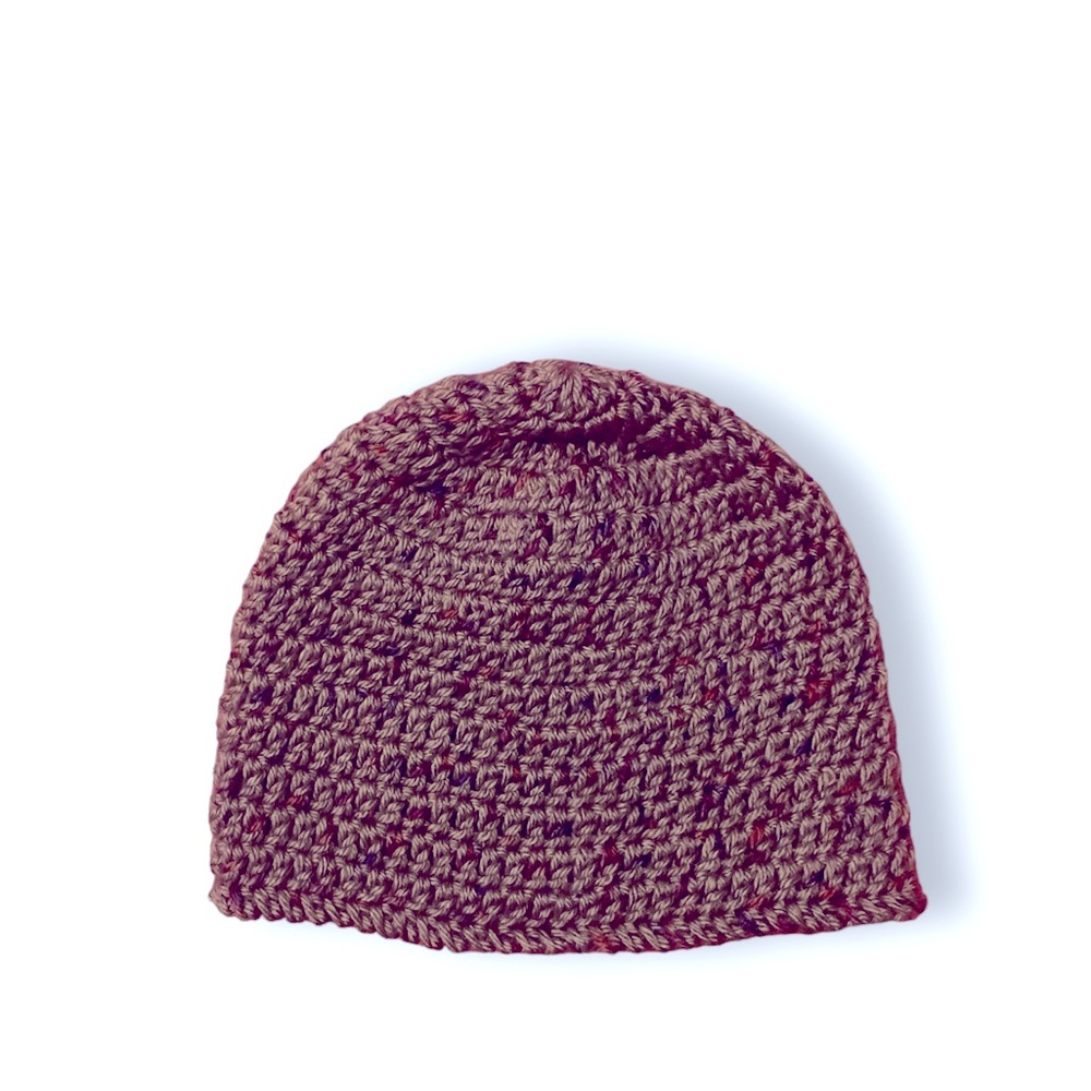 Light purple crochet hat